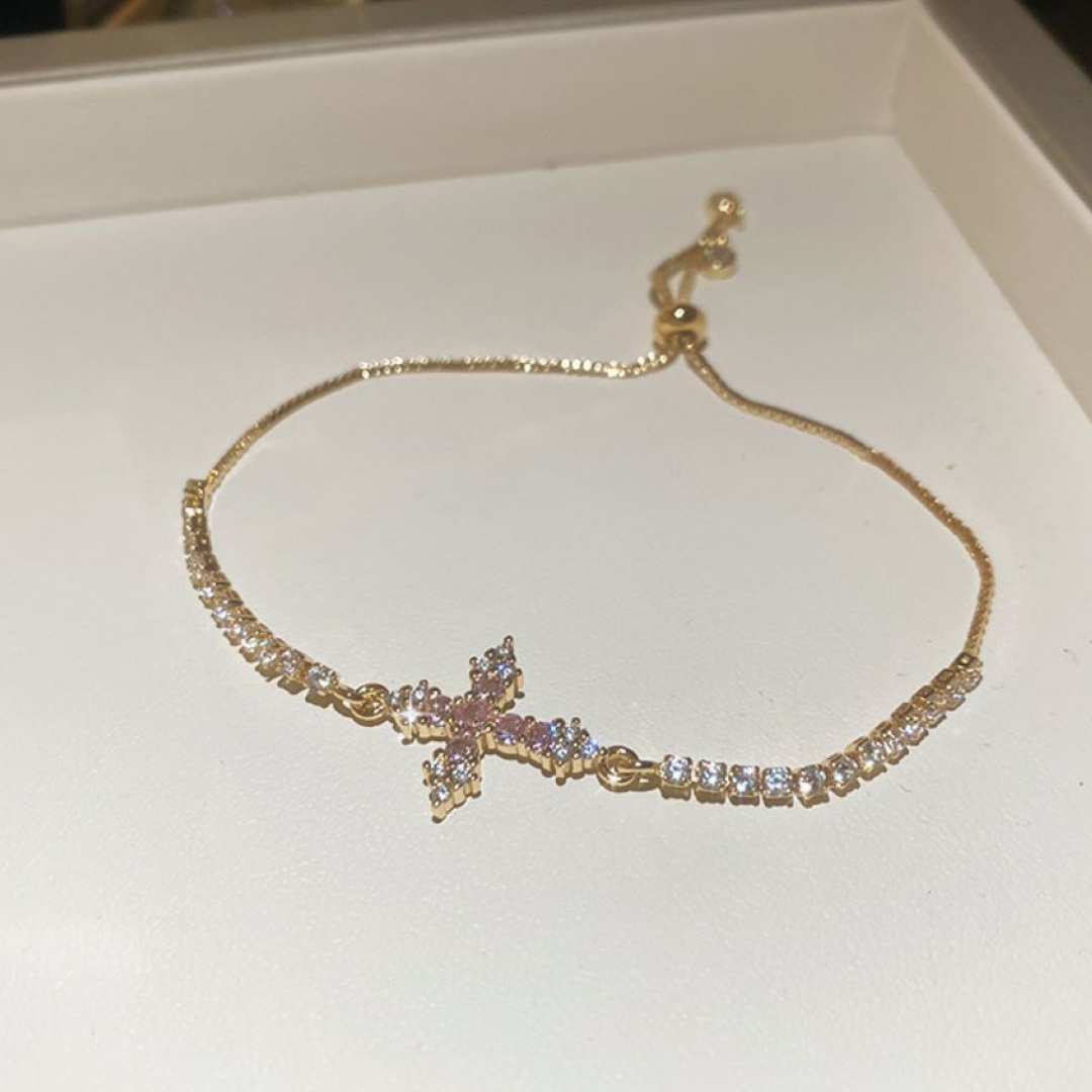 Pulsera Rosada Cruz